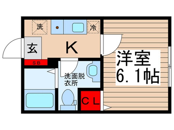 ワイエムズ野田の物件間取画像